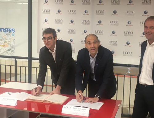 Signature d’une convention de partenariat national entre l’UNEA et Pôle Emploi dans les locaux de Fastroad